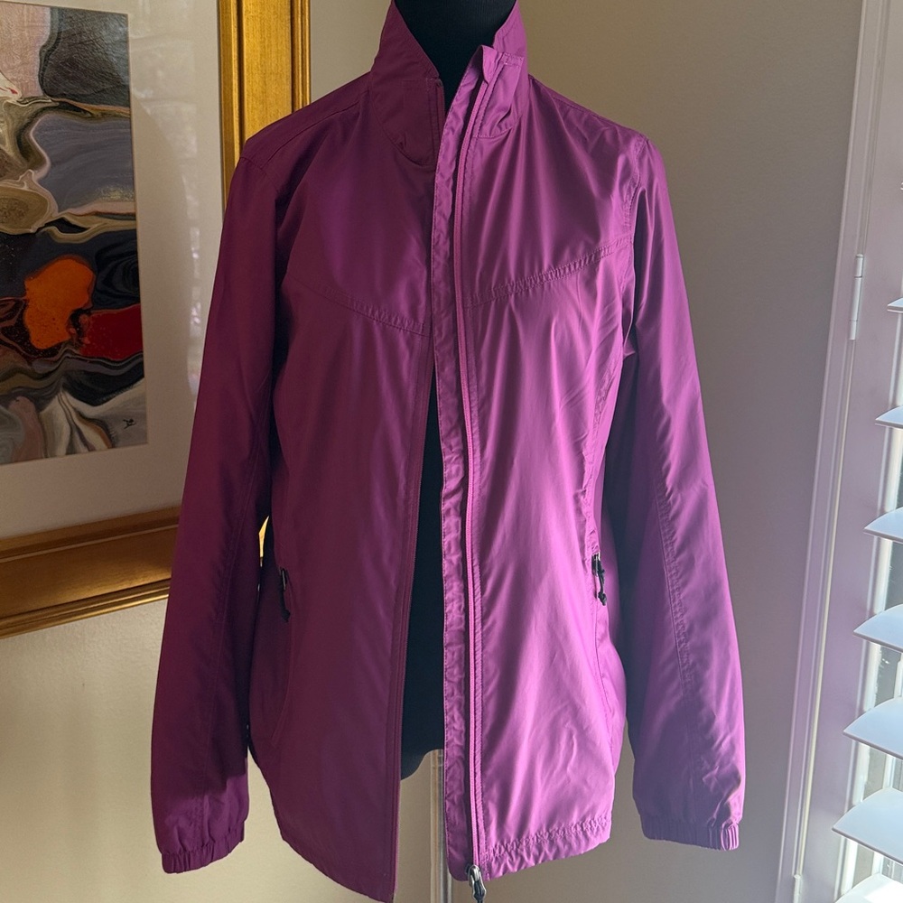 LL Bean Purple Wind Breaker Item ID 299793 NWOT